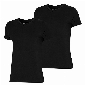 2 pak Apollo Bamboe shirt V hals zwart -S