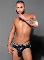 Andrew Christian Brief - MASSIVE Disco zwart silver