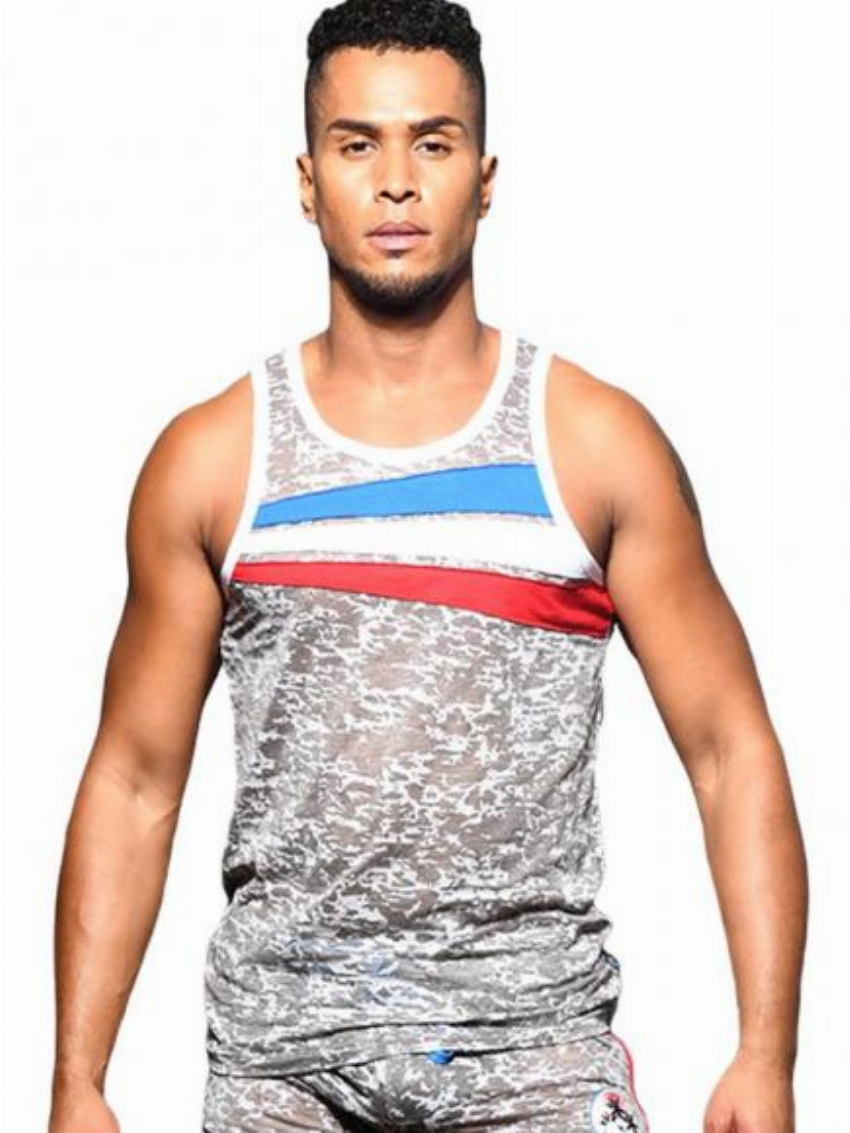 Andrew Christian California - Superhero - Tank Top Grijs