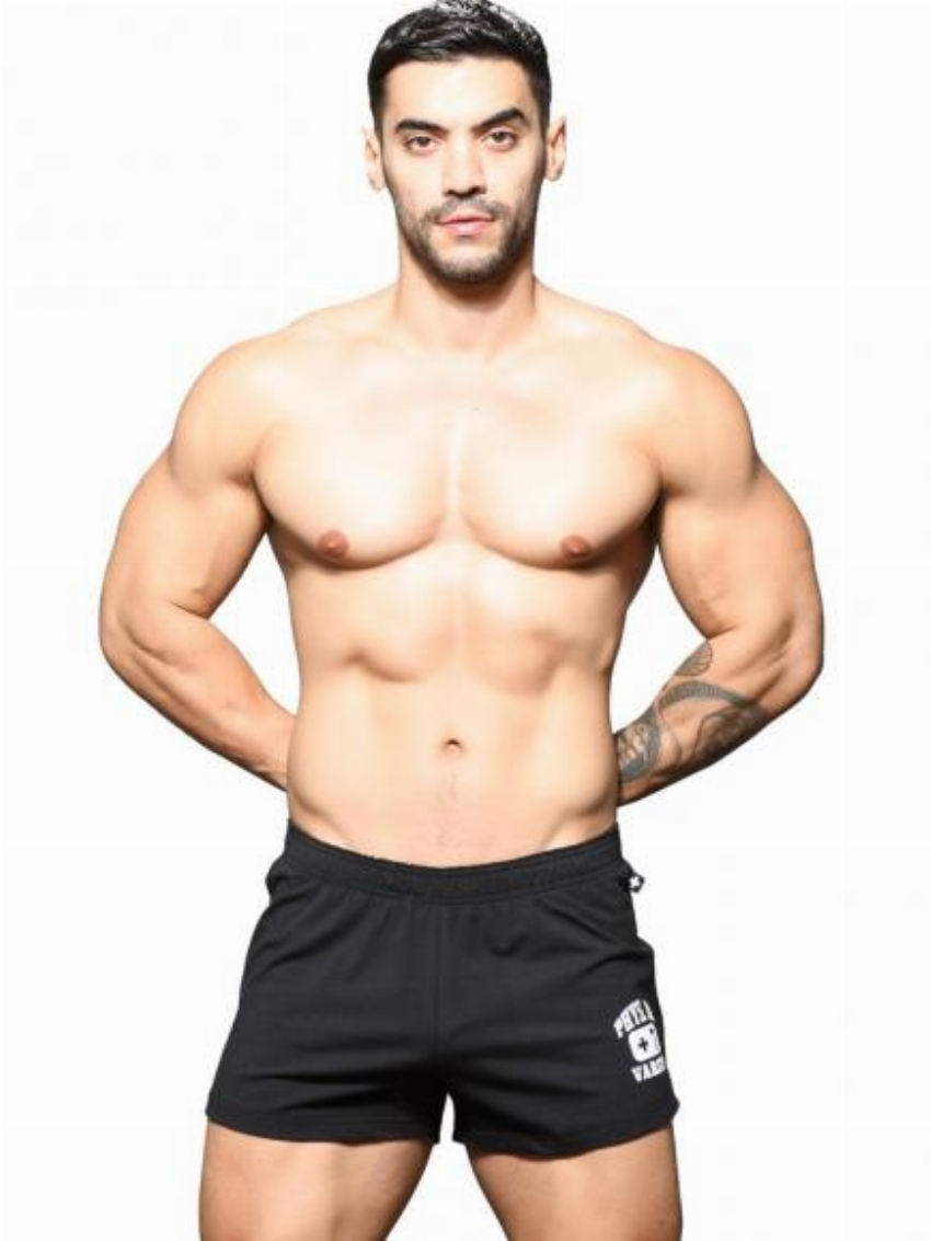 Andrew Christian Phys Ed Shorts Zwart