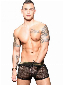 Andrew Christian Slick Mesh - Jogger Shorts Zwart