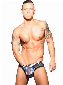 Andrew Christian Troop Sheer Brief w Almost Naked print