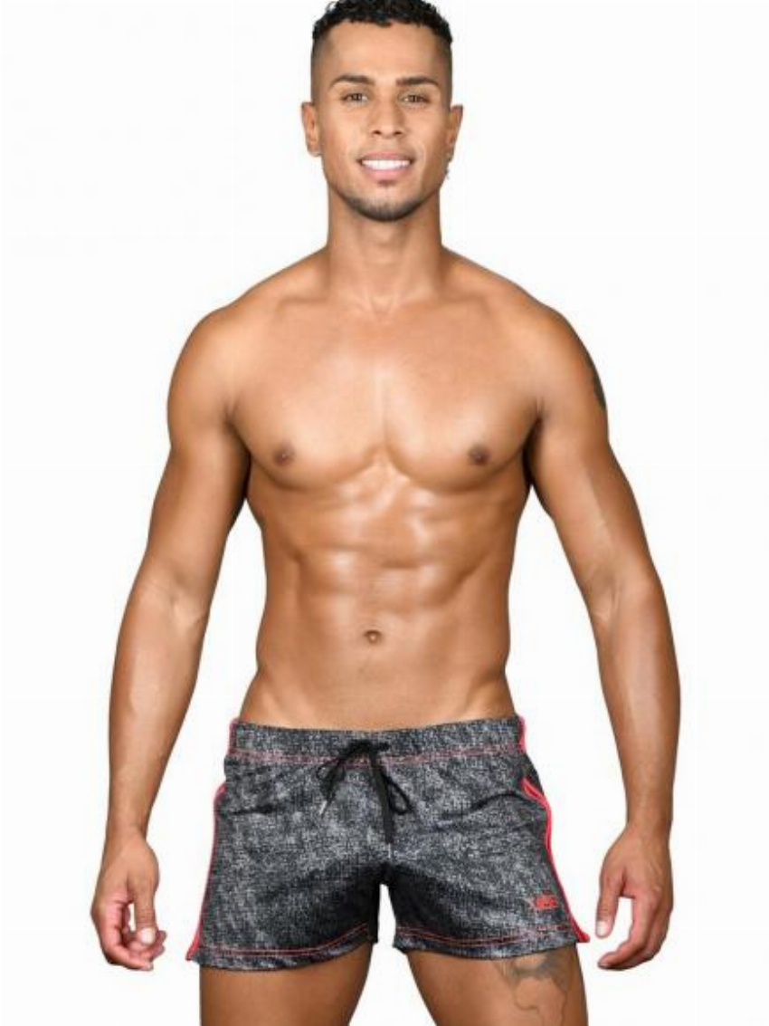 Andrew Christian Vibe Impressions - Jogger Shorts print
