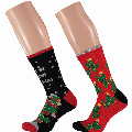 Apollo Apollo 2-Pack Fouten Dames Kerstsokken Cactus