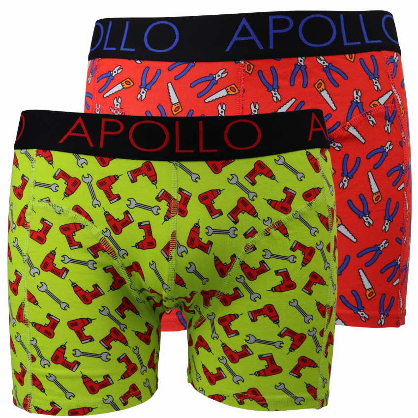 Apollo Apollo Heren Boxershorts Tools Print