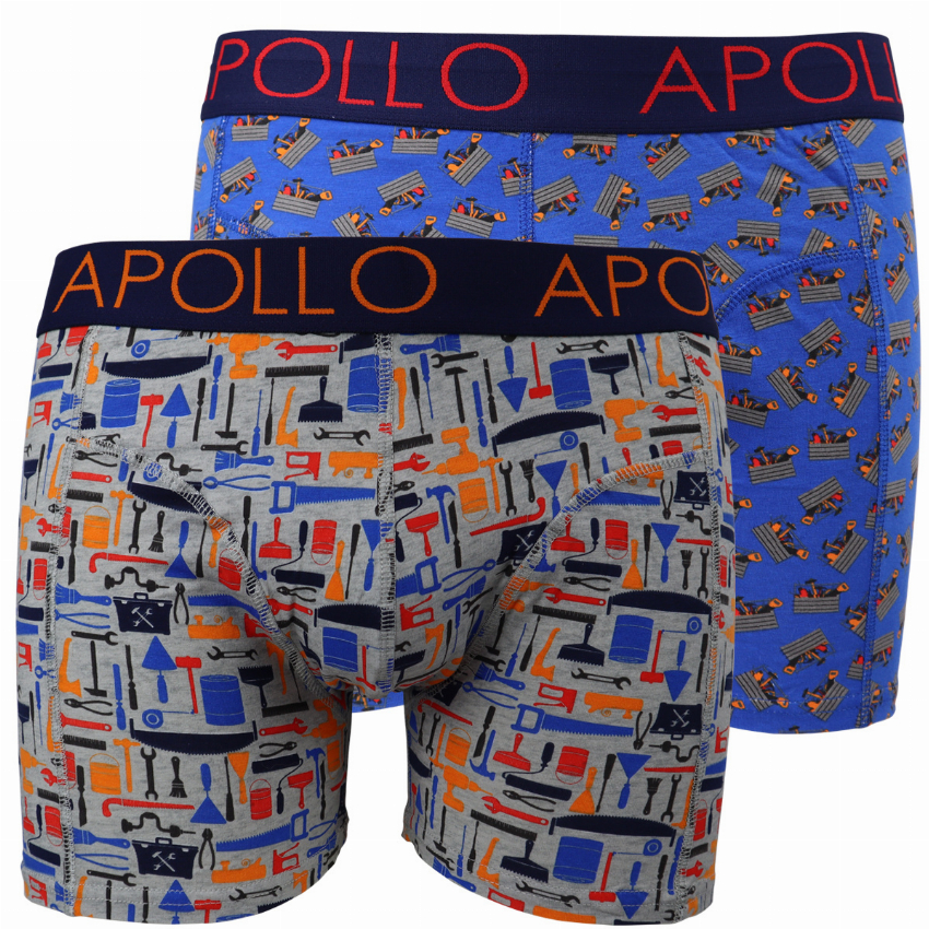 Apollo Apollo Heren Boxershorts Tools Print