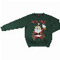 Apollo Apollo Heren Foute Kersttrui Sweater Groen Holly Jolly Santa
