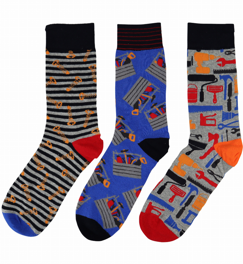 Apollo Apollo Heren Sokken Tools T-B 3-pack