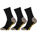 Apollo Apollo Worker Sokken Zwart 3-pack