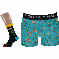 Apollo Kerst Boxershort Sokken Cadeau T Santa Holidays