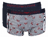 Armani Short met logo band print 2-pack