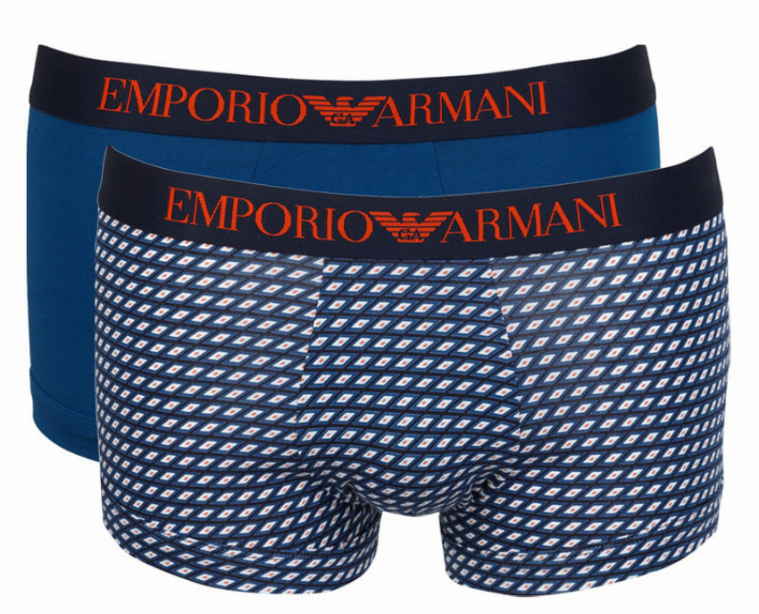 Armani Short met logo band print 2-pack