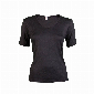 Beeren dames thermo onderblouse korte mouw zwart-XXL