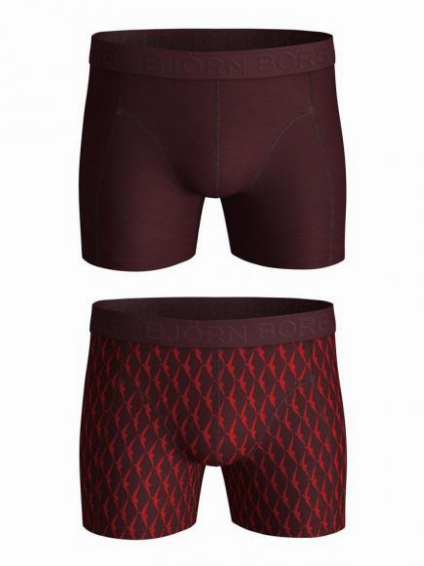 Bj rn Borg Core Shorts - 2 pack Rood
