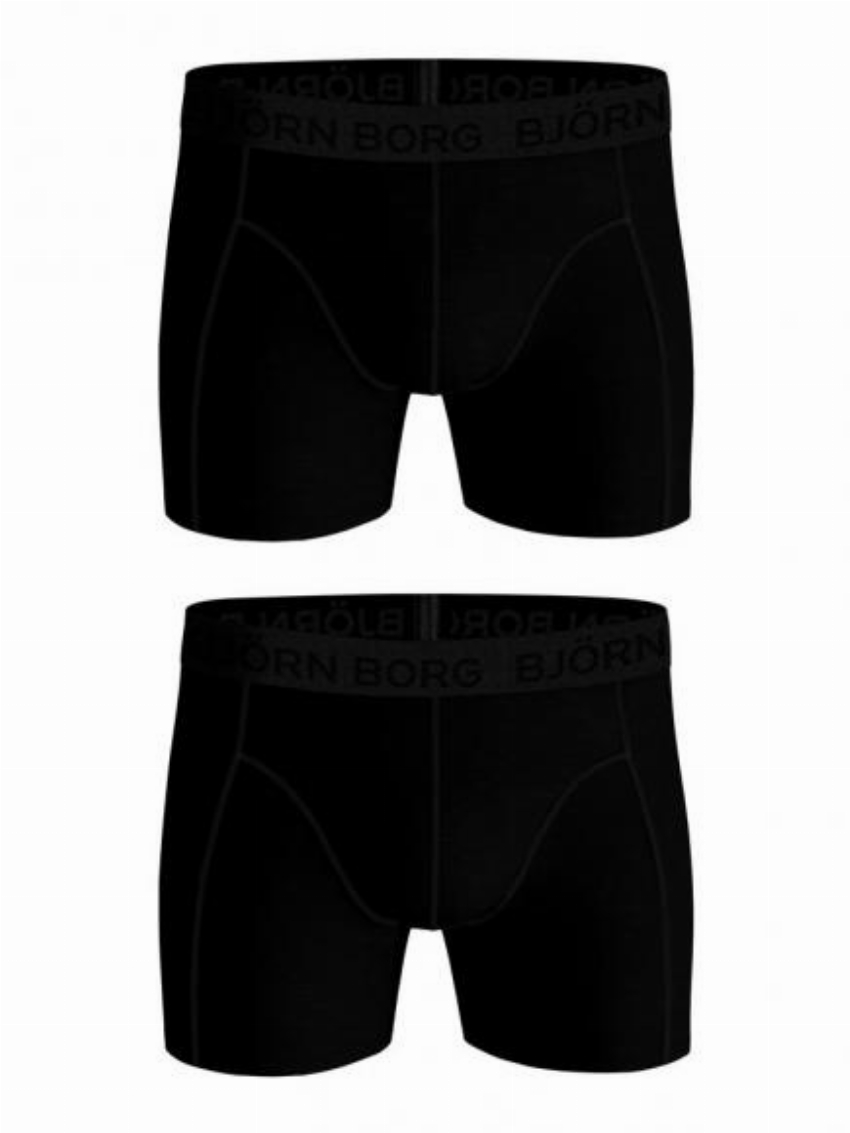 Bj rn Borg Core Shorts - 2 pack zwart beauty