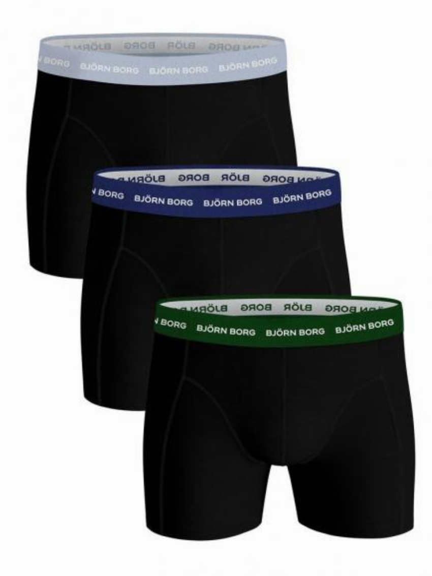 Bj rn Borg Ess Cotton Shorts - 3 pack multipack 1
