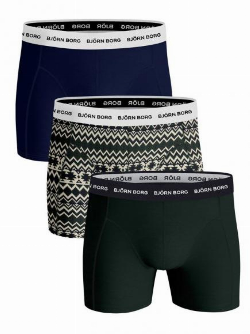 Bj rn Borg Ess Cotton Shorts - 3 pack multipack 3