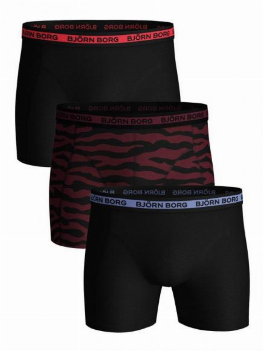 Bj rn Borg Ess Cotton Shorts - 3 pack Rood