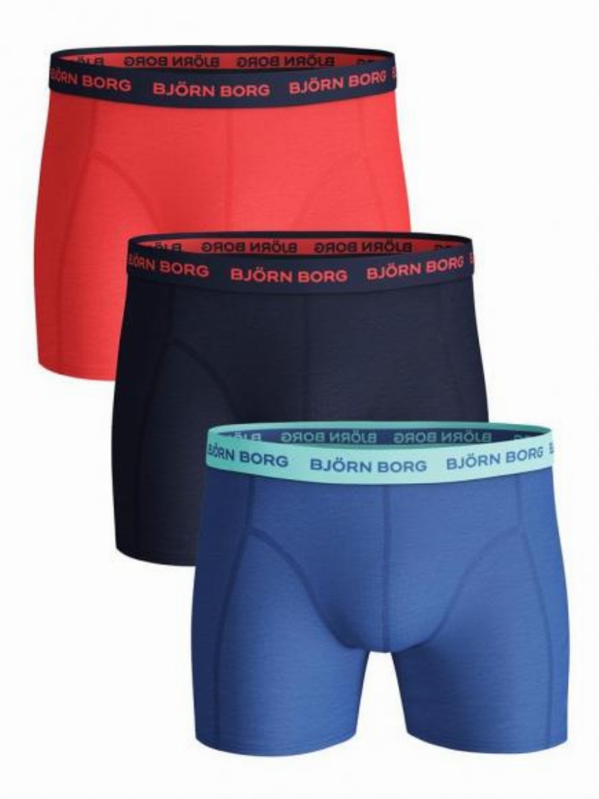 Bj rn Borg Ess Cotton Shorts - 3 pack ultramarine