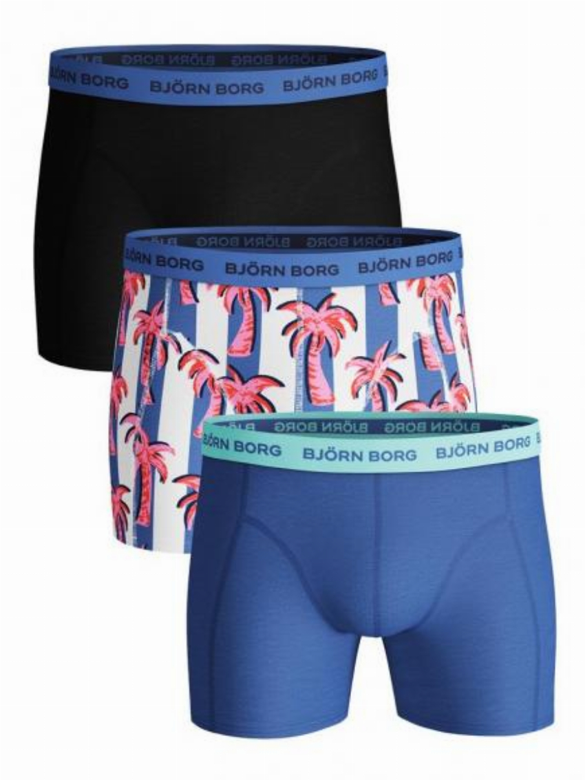 Bj rn Borg Ess Cotton Shorts - 3 pack ultramarine
