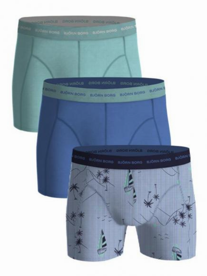 Bj rn Borg Ess Cotton Shorts - 3 pack ultramarine