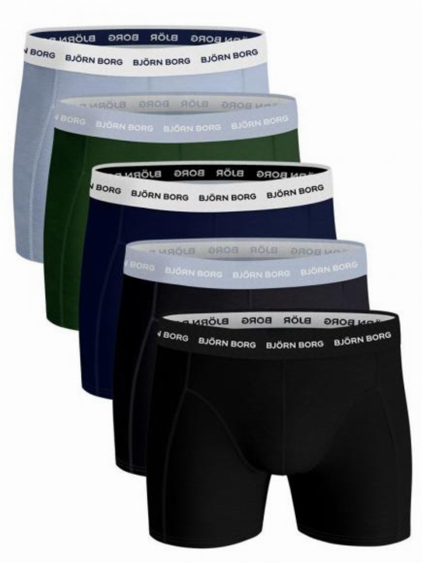 Bj rn Borg Ess Cotton Shorts - 5 pack multipack 1