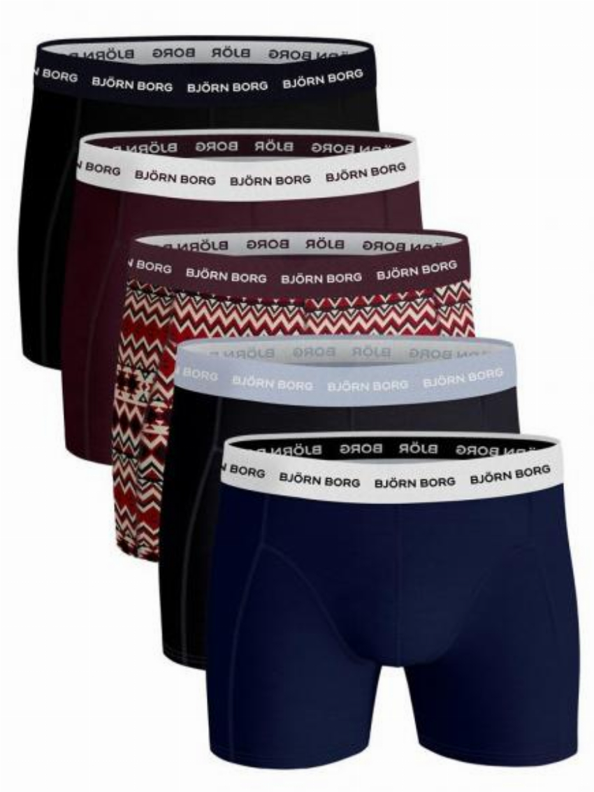 Bj rn Borg Ess Cotton Shorts - 5 pack multipack 2