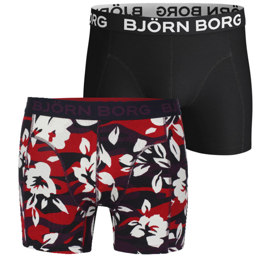 Bjorn Borg Boxershorts camo floral 2-pack