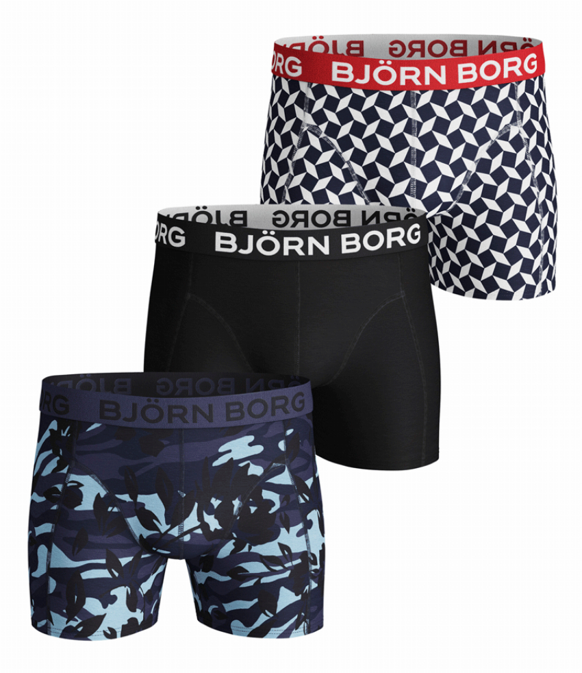 Bjorn Borg Boxershorts Camo Floral 3-pack