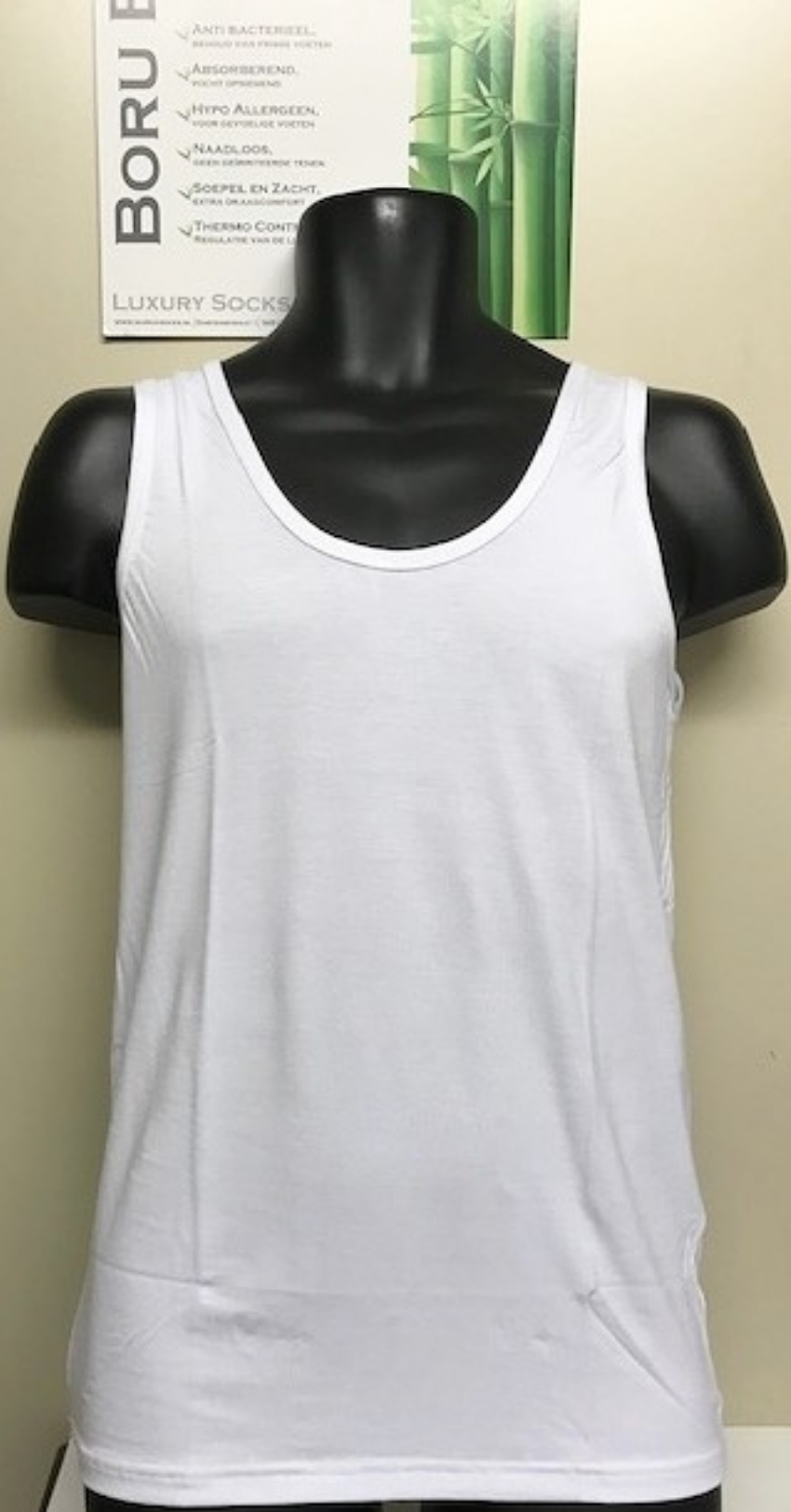 Boru Bamboe heren hemd 2313-XXL-Wit