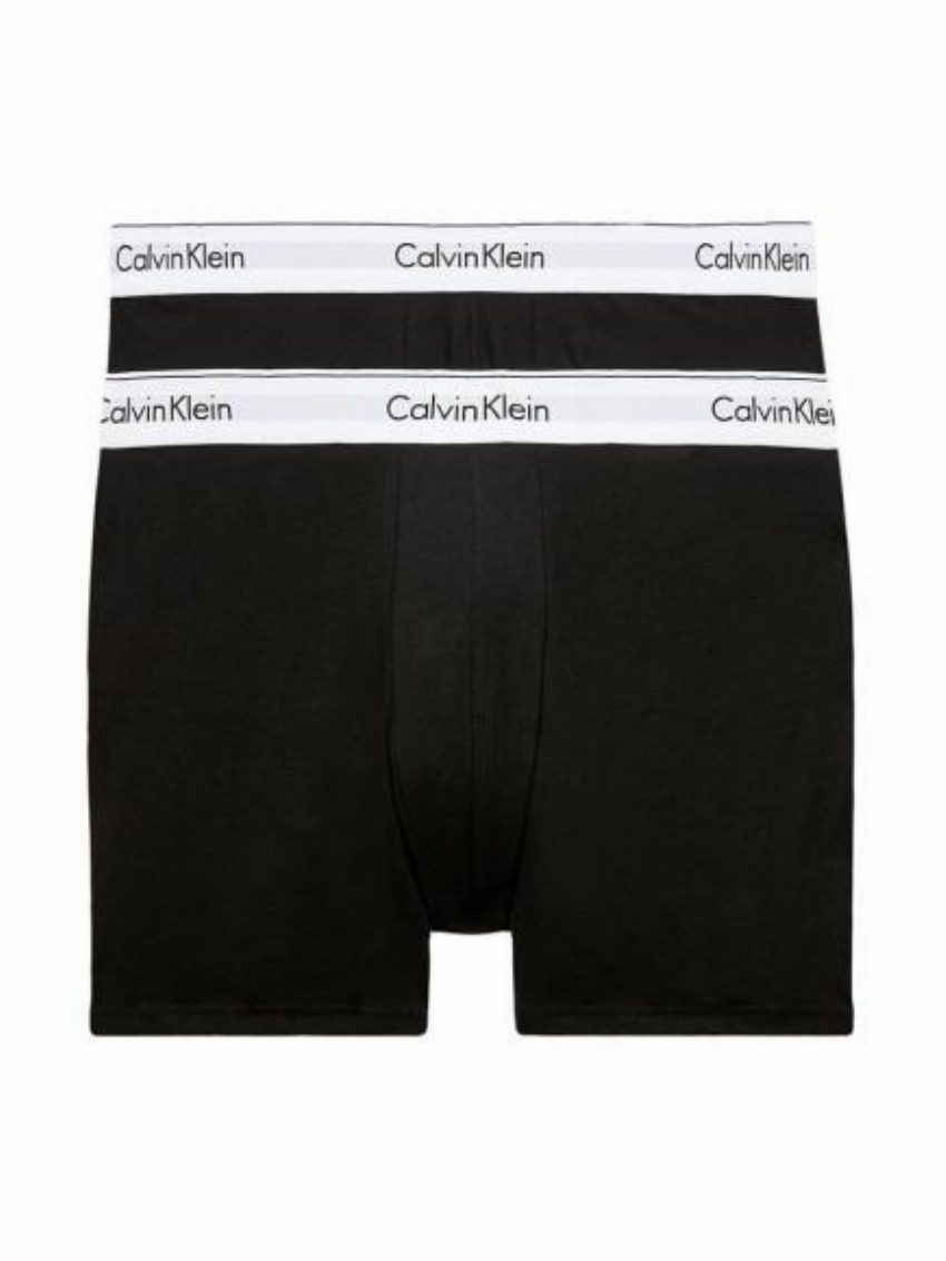 Calvin Klein 2p Boxer Briefs - Modern Ctn Stretch Zwart