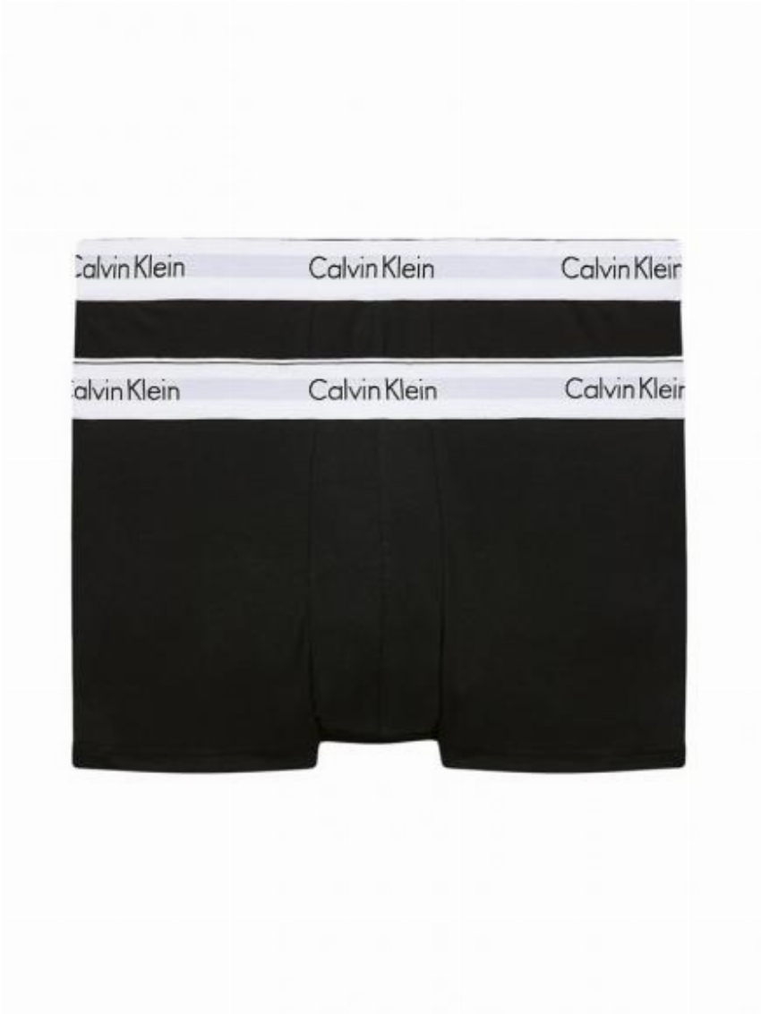 Calvin Klein 2p Trunk - Modern Ctn Stretch Zwart