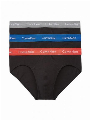 Calvin Klein 3p Hip Brief - Cotton Stretch whd