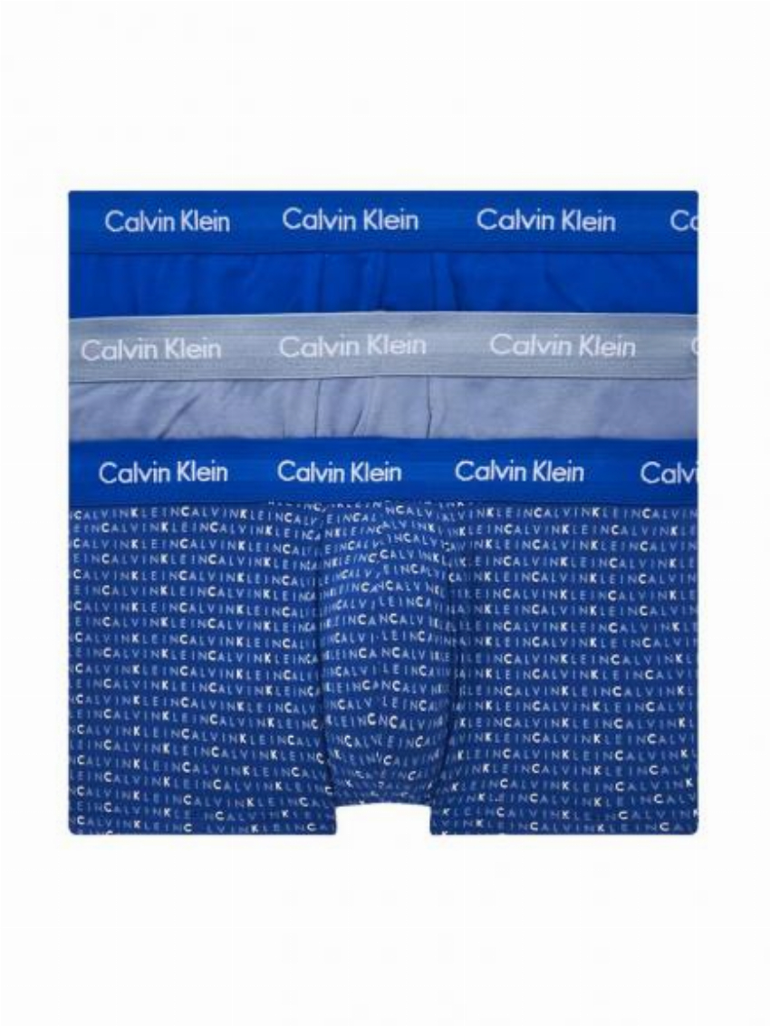 Calvin Klein 3p Low R Trunk - Cotton Stretch whv