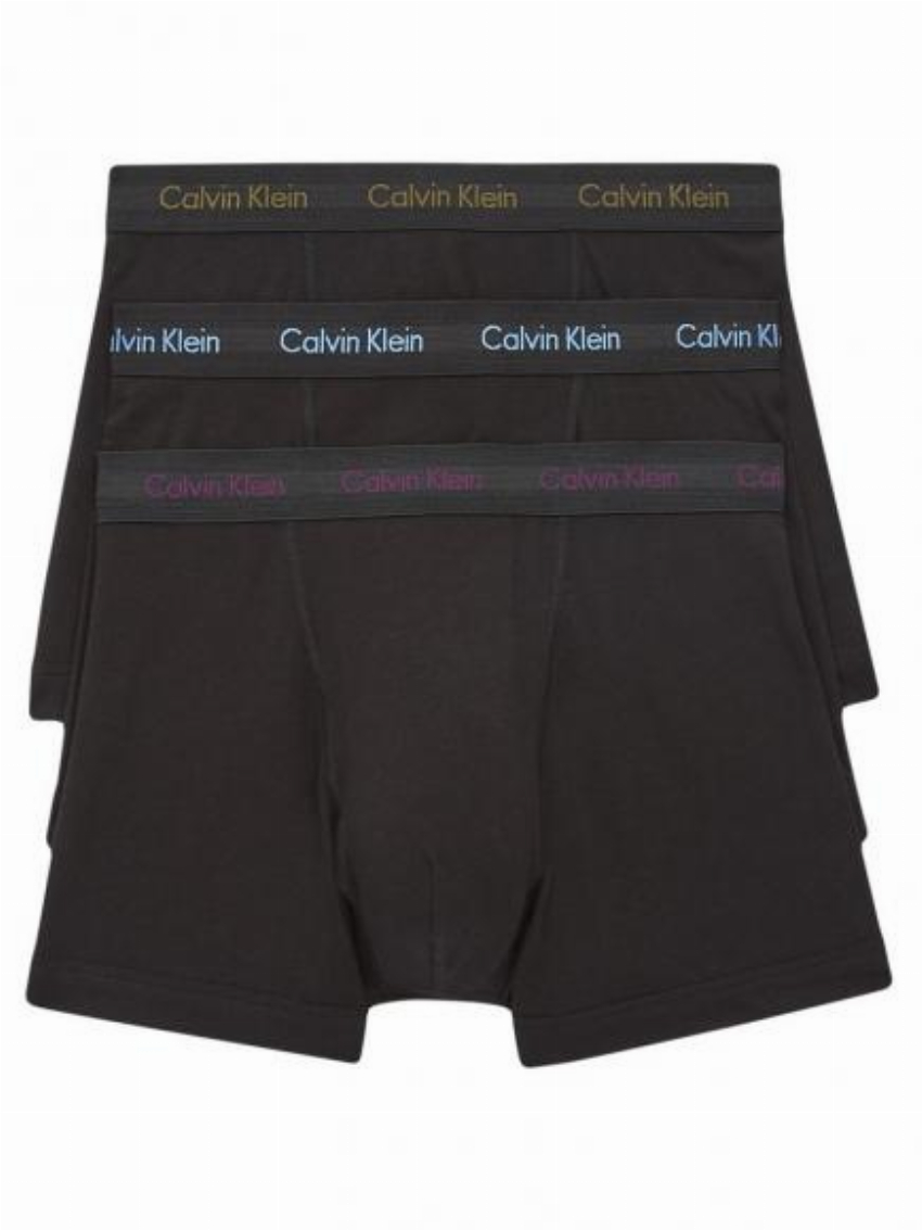 Calvin Klein 3p Trunk - Cotton Stretch whd