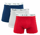 Calvin Klein Boxershorts 3-pack rood-wit-blauw