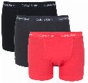 Calvin Klein Boxershorts 3-pack rood-zwart-grijs