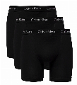 Calvin Klein Boxershorts long 3-pack zwart