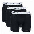 Calvin Klein Boxershorts long 3-pack zwart-wit