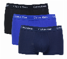 Calvin Klein boxershorts low rise blauw-zwart