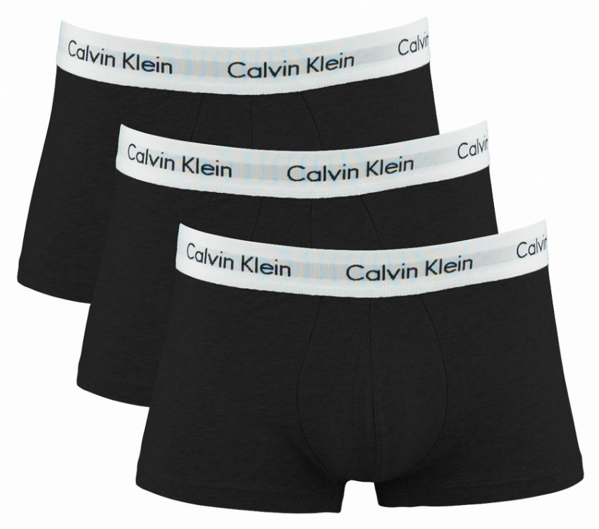 Calvin Klein boxershorts low rise zwart-wit