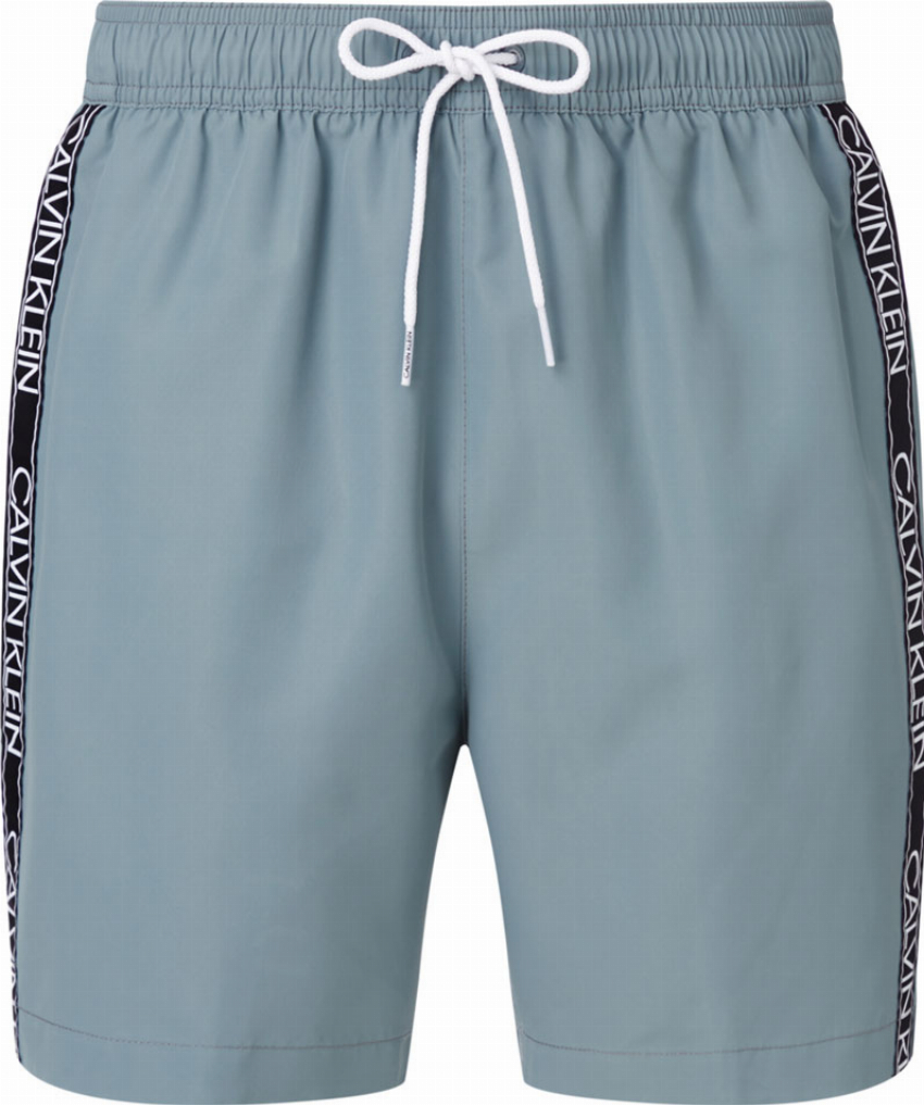 Calvin Klein Zwemshort medium drawstring grijs