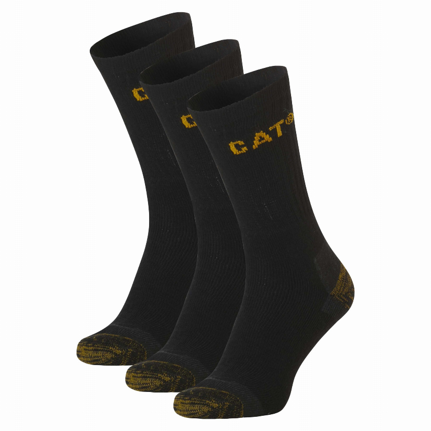 CAT T Premium Werksokken Caterpillar Zwart - 3 paar