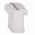 Cavello 4-pack t-shirts V-hals - wit