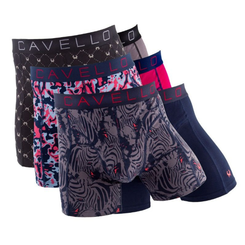 Cavello 6-pack boxershorts - voordeelmix
