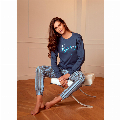 Cotonella Cotonella Dames Pyjama Set Geruit Interlock DDC48