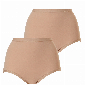 Cotonella Cotonella Dames Tailleslip Maxi Beige Huidskleur 2-Pack