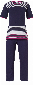 Dames pyjama Pastunette 20201-124-2-40