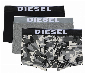 Diesel Boxershort Camouflage 3-pack zwart - grijs