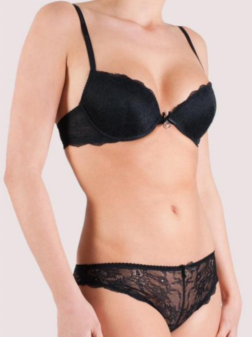 Emporio Armani Classic Seduction BH push up Zwart